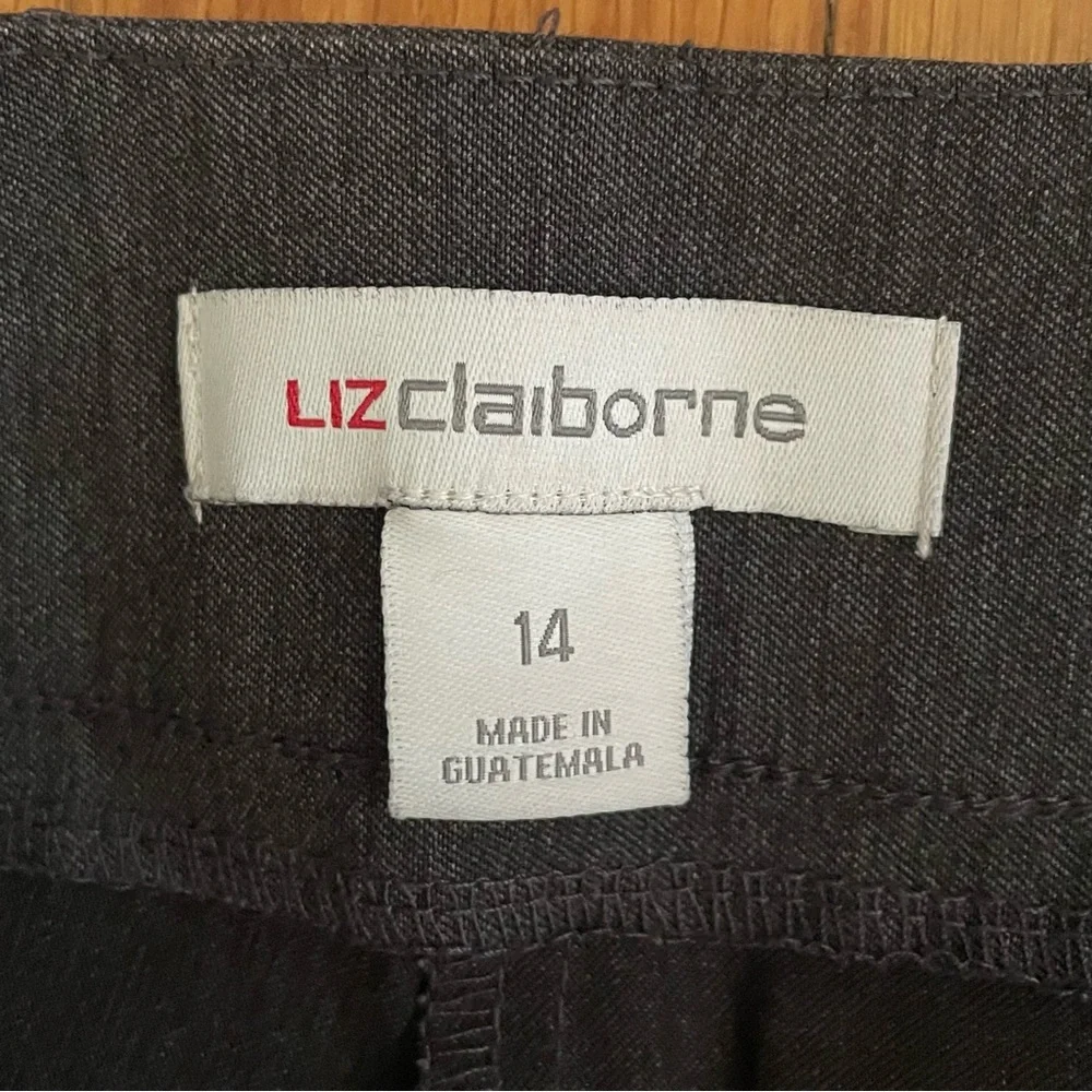 $20 SALE Charcoal Stretch Trousers Liz Claiborne Women’s Pants Business Casual